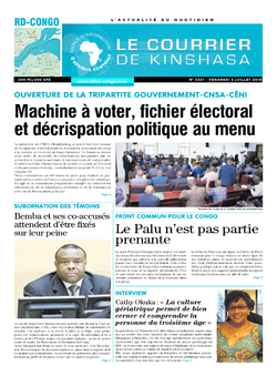 Les Dépêches de Brazzaville : Édition brazzaville du 06 juillet 2018