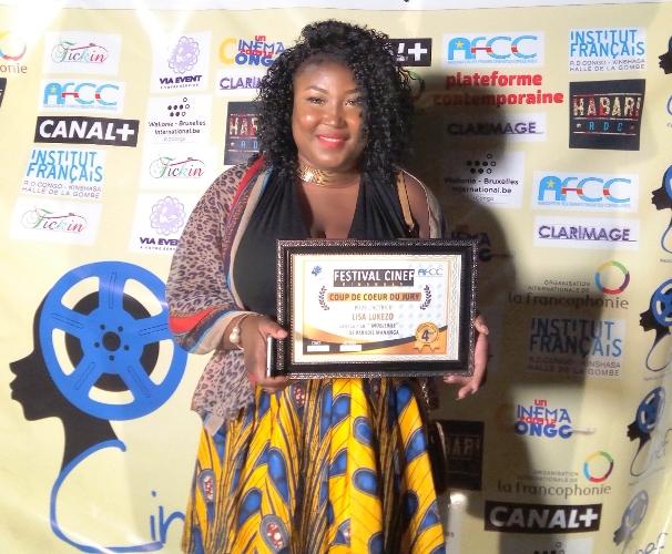 Lisa Lukezo, coup de cœur du jury de la 4e édition du Cinef