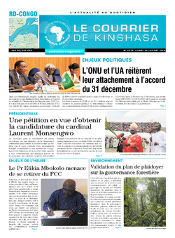 Les Dépêches de Brazzaville : Édition brazzaville du 23 juillet 2018