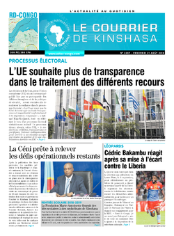 Les Dépêches de Brazzaville : Édition brazzaville du 31 août 2018