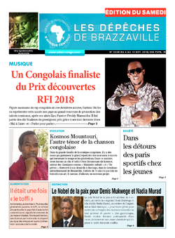 Les Dépêches de Brazzaville : Édition du 6e jour du 06 octobre 2018