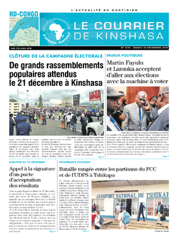 Les Dépêches de Brazzaville : Édition brazzaville du 18 décembre 2018