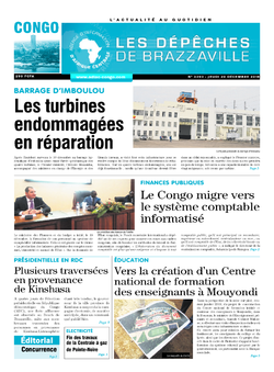 Les Dépêches de Brazzaville : Édition brazzaville du 20 décembre 2018
