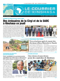 Les Dépêches de Brazzaville : Édition brazzaville du 27 décembre 2018
