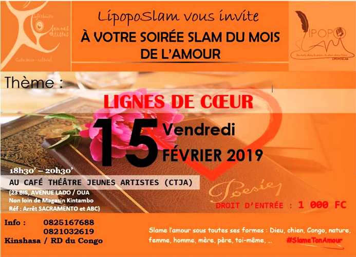 La soirée slam du mois de l’amour