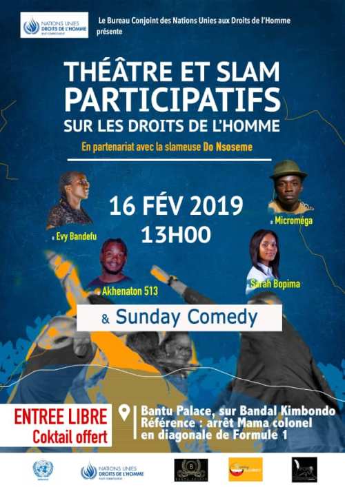 Théâtre et slam participatifs sur les droits de l’homme