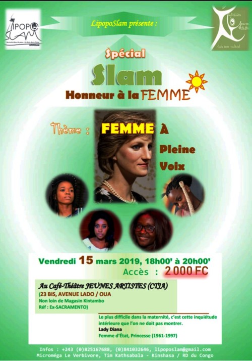 Soirée slam en honneur à la femme