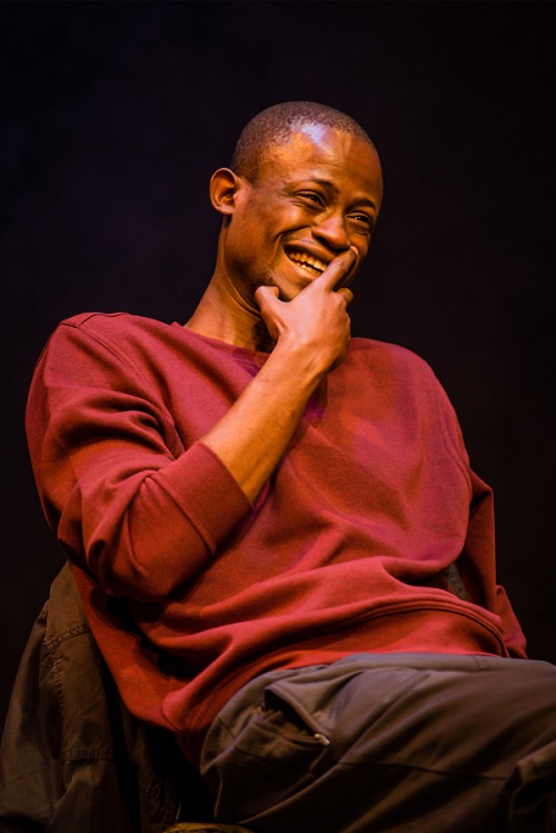 David-Minor Ilunga dans un extrait de Délestage (Photo Yves Kerstius)