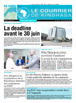 Les Dépêches de Brazzaville : Édition brazzaville du 24 juin 2019
