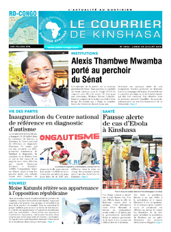 Les Dépêches de Brazzaville : Édition brazzaville du 29 juillet 2019