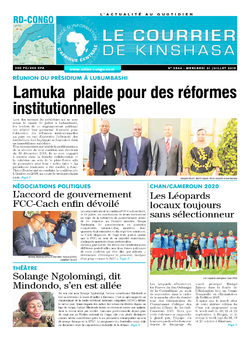 Les Dépêches de Brazzaville : Édition brazzaville du 31 juillet 2019