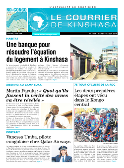 Les Dépêches de Brazzaville : Édition brazzaville du 06 août 2019