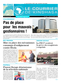 Les Dépêches de Brazzaville : Édition brazzaville du 08 août 2019