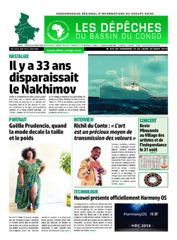 Les Dépêches de Brazzaville : Édition du 6e jour du 24 août 2019