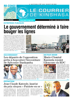 Les Dépêches de Brazzaville : Édition brazzaville du 05 septembre 2019
