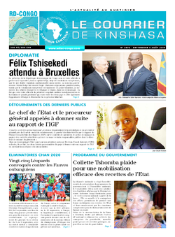 Les Dépêches de Brazzaville : Édition brazzaville du 06 septembre 2019