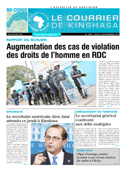 Les Dépêches de Brazzaville : Édition brazzaville du 12 septembre 2019