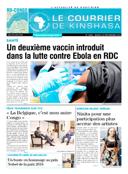 Les Dépêches de Brazzaville : Édition brazzaville du 24 septembre 2019