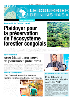 Les Dépêches de Brazzaville : Édition brazzaville du 25 septembre 2019