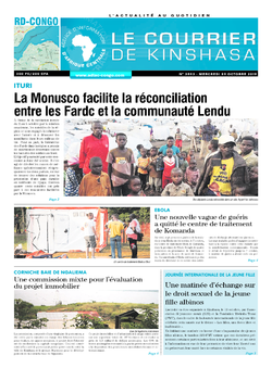 Les Dépêches de Brazzaville : Édition brazzaville du 09 octobre 2019