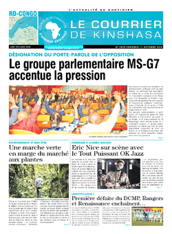 Les Dépêches de Brazzaville : Édition brazzaville du 11 octobre 2019