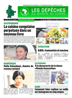 Les Dépêches de Brazzaville : Édition du 6e jour du 19 octobre 2019