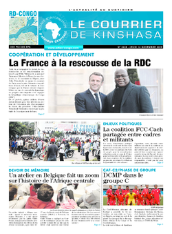 Les Dépêches de Brazzaville : Édition brazzaville du 14 novembre 2019