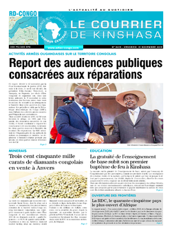 Les Dépêches de Brazzaville : Édition brazzaville du 15 novembre 2019