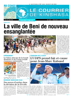 Les Dépêches de Brazzaville : Édition brazzaville du 22 novembre 2019