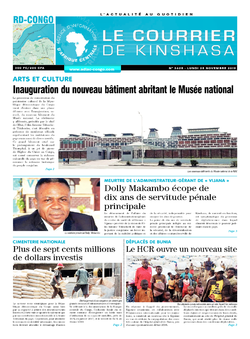 Les Dépêches de Brazzaville : Édition brazzaville du 25 novembre 2019