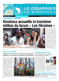 Les Dépêches de Brazzaville : Édition brazzaville du 10 décembre 2019