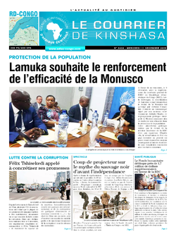 Les Dépêches de Brazzaville : Édition brazzaville du 11 décembre 2019