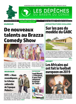 Les Dépêches de Brazzaville : Édition du 6e jour du 18 janvier 2020