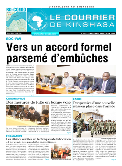 Les Dépêches de Brazzaville : Édition brazzaville du 26 février 2020