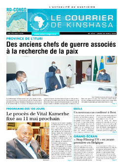 Les Dépêches de Brazzaville : Édition brazzaville du 30 avril 2020