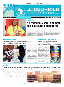 Les Dépêches de Brazzaville : Édition brazzaville du 06 mai 2020