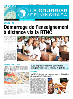 Les Dépêches de Brazzaville : Édition brazzaville du 19 mai 2020