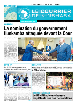 Les Dépêches de Brazzaville : Édition brazzaville du 03 juin 2020