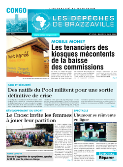 Les Dépêches de Brazzaville : Édition brazzaville du 16 juin 2020
