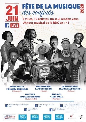 L'affiche de la Fête de la musique des confinés