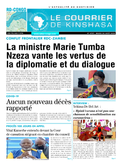 Les Dépêches de Brazzaville : Édition brazzaville du 04 août 2020