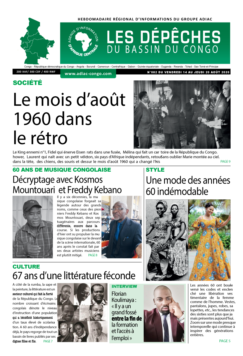 Les Dépêches de Brazzaville : Édition du 6e jour du 15 août 2020