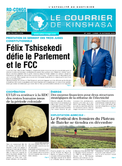 Les Dépêches de Brazzaville : Édition brazzaville du 19 octobre 2020