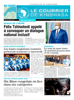 Les Dépêches de Brazzaville : Édition brazzaville du 20 octobre 2020