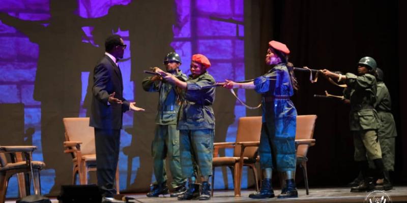  Un extrait d’Une saison au Congo jouée au Palais du Peuple (DR) 