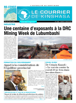 Les Dépêches de Brazzaville : Édition brazzaville du 09 mars 2021