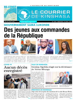 Les Dépêches de Brazzaville : Édition brazzaville du 14 avril 2021