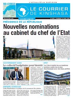 Les Dépêches de Brazzaville : Édition brazzaville du 16 avril 2021