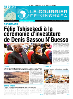 Les Dépêches de Brazzaville : Édition brazzaville du 19 avril 2021