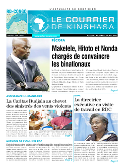 Les Dépêches de Brazzaville : Édition brazzaville du 12 mai 2021